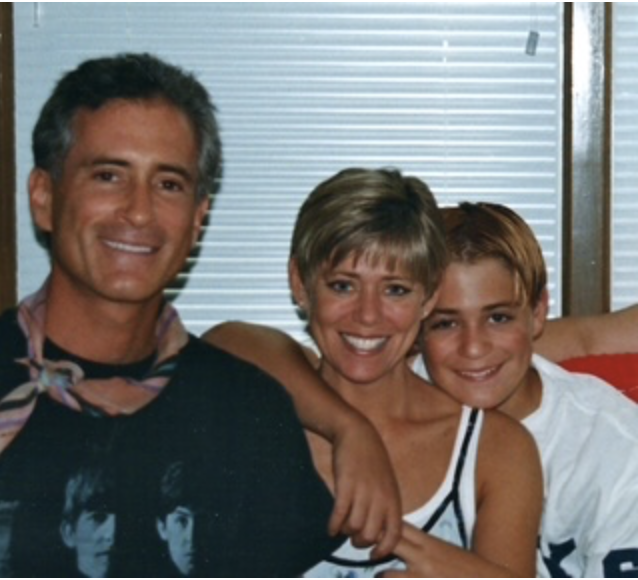 Cameron West with his wife Rikki and son Kai